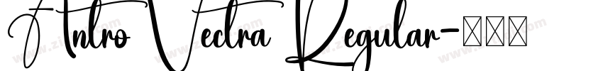 Antro Vectra Regular字体转换